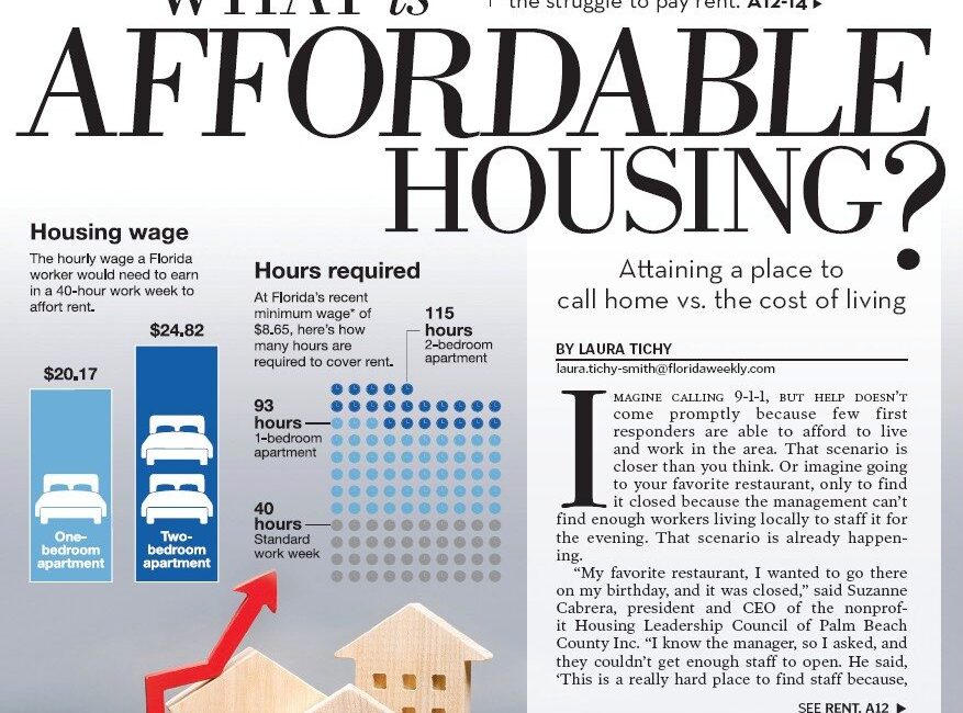 Florida Weekly article: What is Affordable Housing?