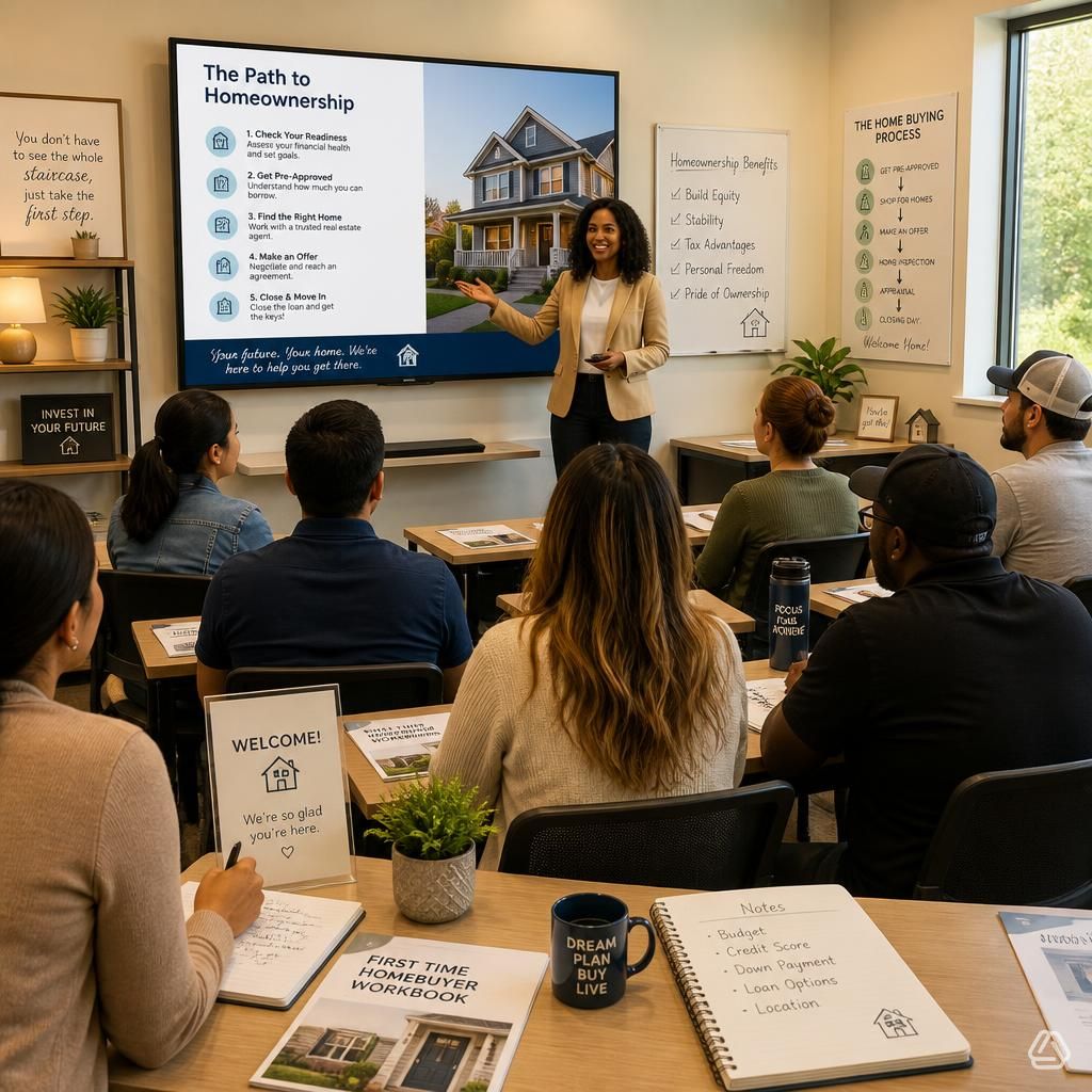 First-time homebuyer class in session